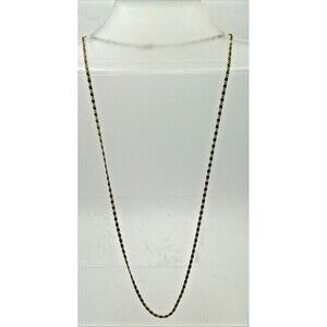 VINTAGE  1/20 12K GOLD FILLED NECKLACE CHAIN 18”